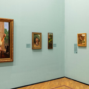 Almeida Junior, Caipiras. Dall'abbattimento alla nostalgia, vista della mostra. Per gentile concessione della Pinacoteca