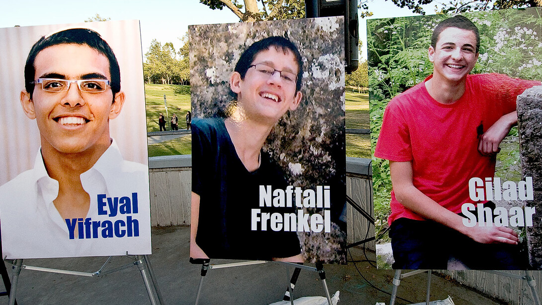 Eyal Yifrach, Gilad Shaar and Naftali Frankel