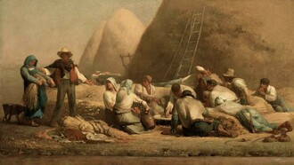 Jean-François Millet, Los segadores descansan (1851-1853). El sistema capitalista actual enfrenta una contradicción creciente entre la capacidad de producir riqueza y la imposibilidad de distribuirla equitativamente