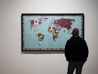 Alighiero Boetti, Map, 1989, Photo Jacopo Salvi