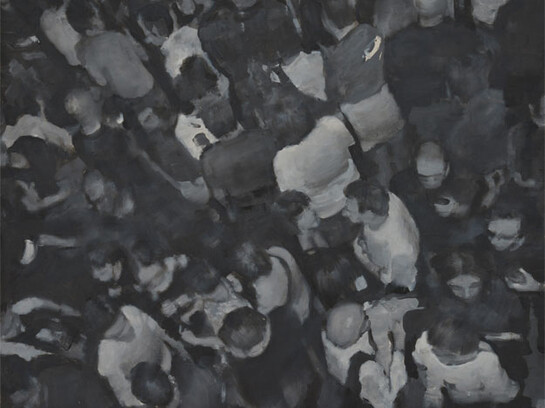 Daniele Galliano, Constellations, 2014, oil on canvas, 50 x 60 cm