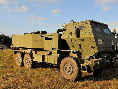 HIMARS launches rockets during the NATO-led Saber Strike 18 exercise, showcasing its precision and mobility
