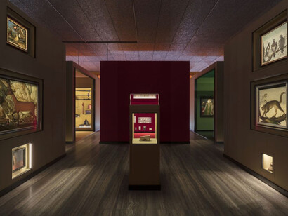 Wes Anderson and Juman Malouf. Courtesy of Fondazione Prada