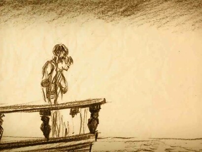 Illustrazione dal libro "Il racconto di Arthur Gordon Pym"