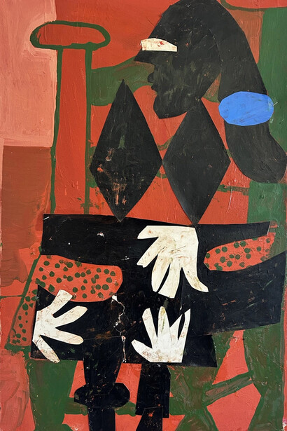 Florence Hutchings, A body made for sitting (Green) (detail), 2026. Courtesy of the Redfern Gallery