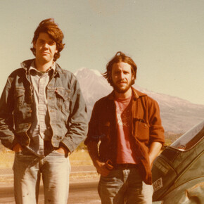 Doug Biggert
Hitchhiker Series, c.1970s
c-print
3 1/2 x 4 7/8 inches
unique © Doug Biggert, courtesy George Adams Gallery

