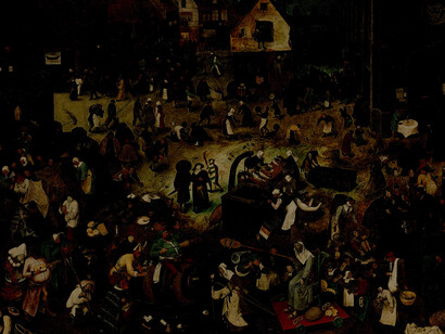«El combate entre don Carnal y doña Cuaresma» (1559), Pieter Brueghel el Viejo