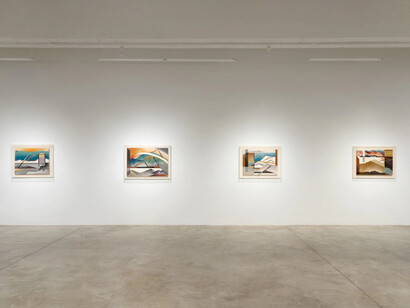 Lee ShinJa, Weaving the dawn, exhibition view. Courtesy of Tina Kim Gallery