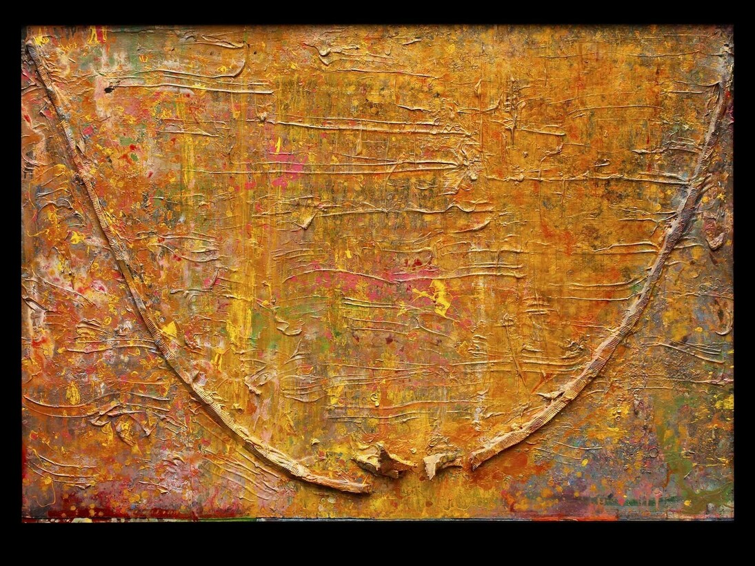 Frank Bowling, Squashed Unicorn, 1983, Acrylic on canvas, 182 x 261 cm, 71 5/8  x 102 3/4 in, Image courtesy of the Artist and Hales Gallery, London, Copyright of the Artist