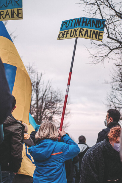 Protestos contra a guerra Rússia e Ucrânia