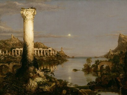 Cole Thomas The Course of Empire Desolation 1836