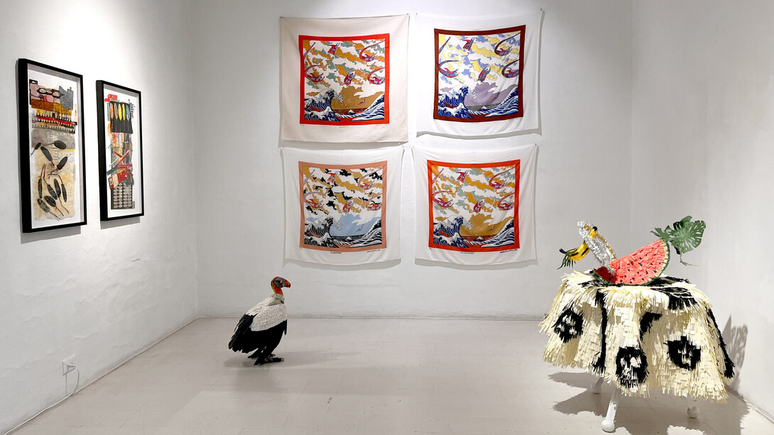 Various artists, Artes de la mesa, exhibition view. Courtesy of La Balsa Gallery