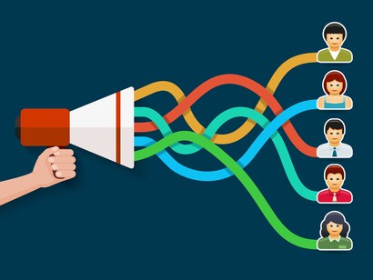 Difundiendo un contenido que llega a distintos receptores