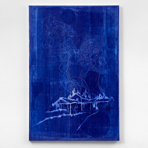 Michael Raedecker. Courtesy of GRIMM 