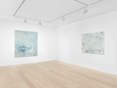 Zeinab Saleh, The space {between}, exhibition view. Courtesy of David Zwirner