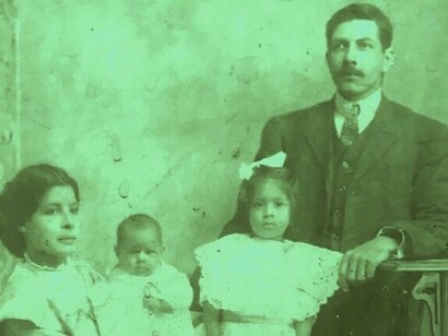 Don Gerardo Rovira y su familia. Foto: Ligia Zeledón Rovira