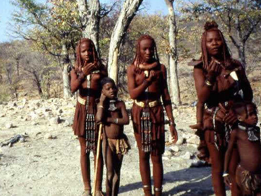 Donne e bambina Himba
