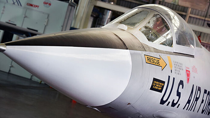 Lockheed F-104A Starfighter. Courtesy of Pearl Harbor Aviation Museum