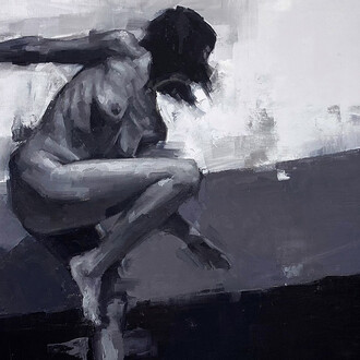 Calvin Lai, A precarious balance (detail), 2022. Courtesy of Abend Gallery