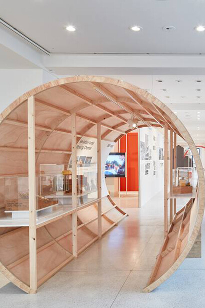 1956–1989. Architecture for all, exhibition view. Courtesy of National Gallery