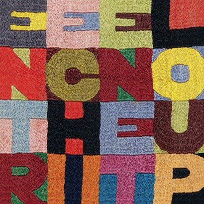 Alighiero Boetti. Courtesy of Ben Brown Fine Arts