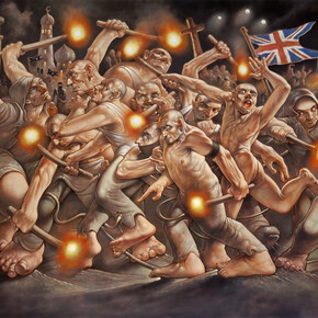 Meshuggah © Peter Howson, Courtesy of Flowers Gallery, London and New York