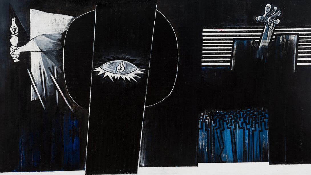 Agustín Ibarrola, Sin título, c. 1977. Cortesía del Museo de Bellas Artes de Bilbao