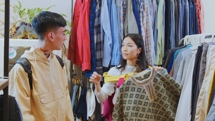 Every second-hand piece chosen helps reduce waste and promotes a more ethical approach to clothing consumption