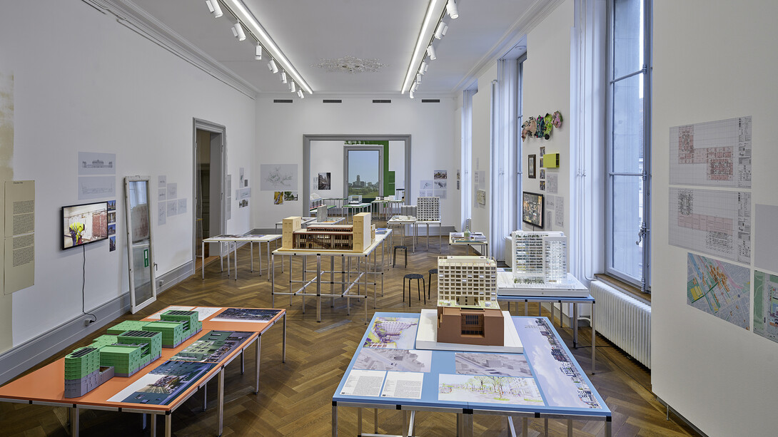 Soft power, stadtmachen nach Brüsseler art, Ausstellungsansicht. Mit freundlicher Genehmigung des S AM Swiss Architecture Museum