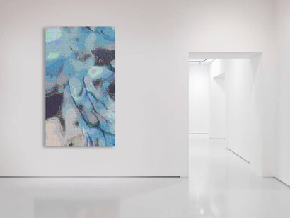 Simone Ferrero, Celestial ﻿Sands, 120, 2x206 cm, 2023