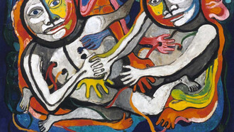 El Encuentro by Raquel Forner, 1978, oil on canvas