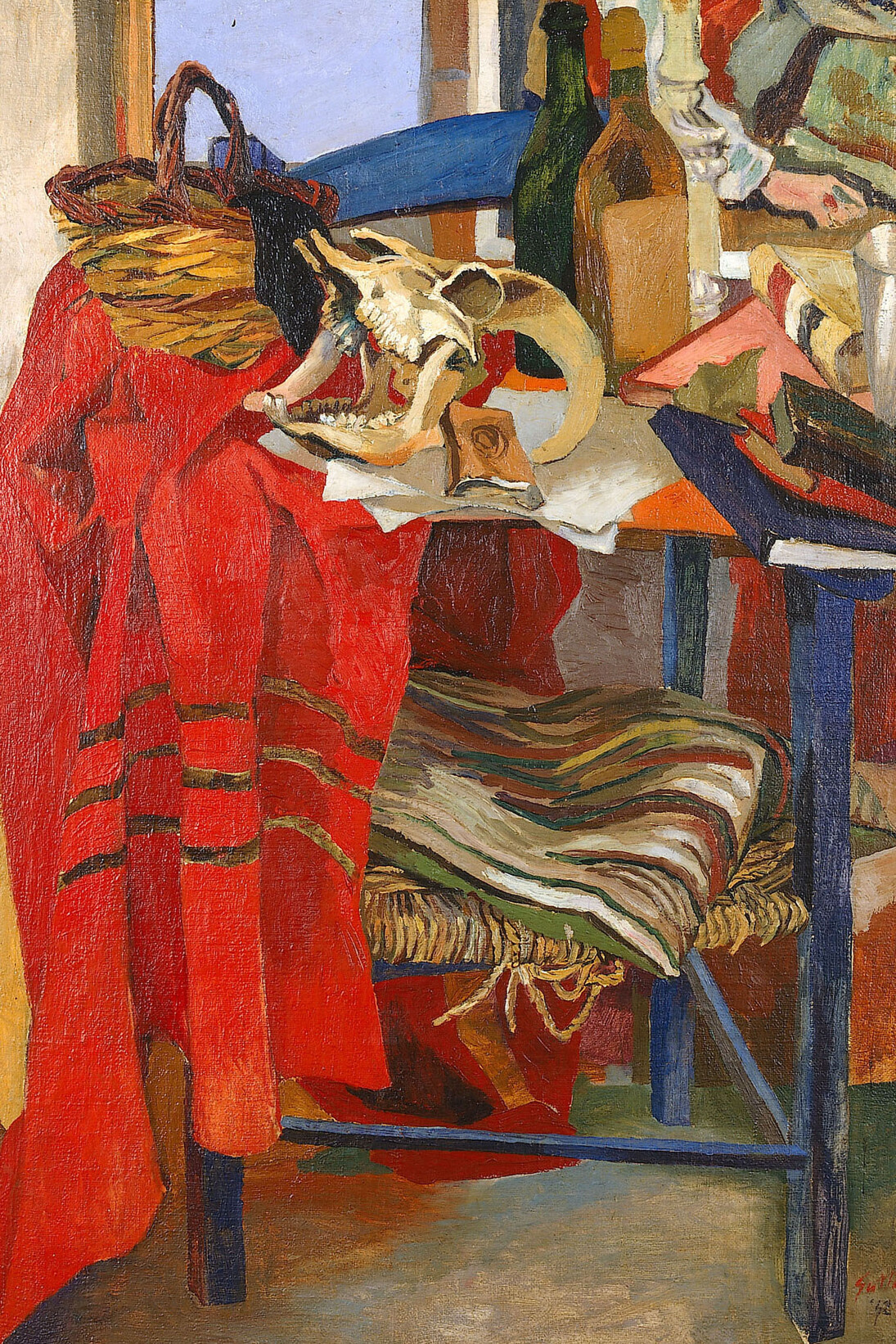 Renato Guttuso, Natura morta con drappo rosso, 1942 Olio su tela, cm 110x81 Varese, Fondazione Francesco Pellin © Renato Guttuso by SIAE 2016. Courtesy of MiBACT