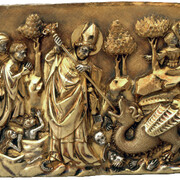 The Servatius Plaques, unknown 1403 Maastricht, silver, giltH 10,7 cm; W 13,8-16,2 cm