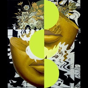 Matt Hansel, The Past Is Elsewhere, 2020, Oil and Flashe paint on linen, 52 x 42 inch ©Copyright by the artists and Galerie Droste