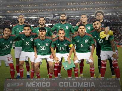 Selección mexicana de fútbol, a cargo de la Federación Mexicana de Fútbol