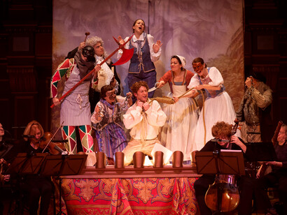 Una rappresentazione teatrale di 'La Serva Padrona'