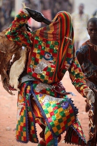 Egunguns in Cové, Benin