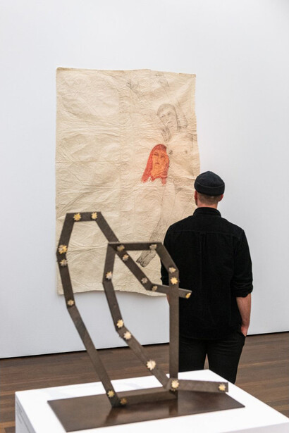 Kiki Smith, Woven worlds, exhibition view. Courtesy of Arp Museum