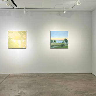 Sara MacCulloch, Sun fog rain, exhibition view. Courtesy of Kathryn Markel Fine Arts
