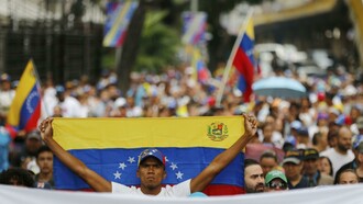 Protestas en las calles de Venezuela