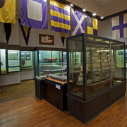 History of Latvian navigation, exhibition view. Courtesy of Museum of the History of Riga and Navigation