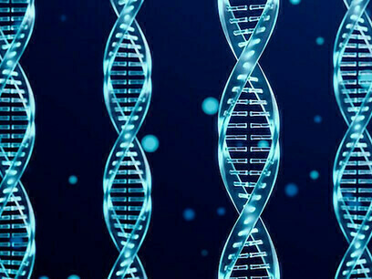 La representación conceptual del ADN, junto con la revolucionaria técnica de edición genética mediante tecnología CRISPR, ejemplifica la vanguardia de los avances genéticos