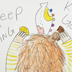 Laura Williams, Keep going. Courtesy of Jackson Junge Gallery