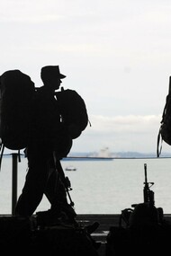 Soldados caminho à guerra