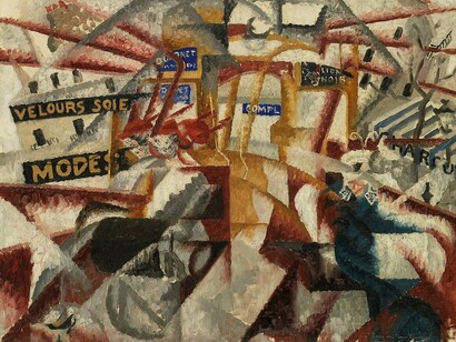 Gino Severini, L'autobus, 1913, Olio su tela, 57 x 73 cm, Museo del Novecento
Milano, Italia © Gino Severini, by SIAE 2019

