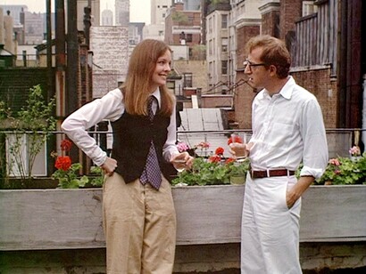 Woody Allen e Diane Keaton em "Annie Hall"