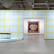 Tschabalala Self, Around the way, exhibition view. Courtesy of Espoo Museum of Modern Art