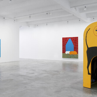 Joan Brown, The golden age, exhibition view. Courtesy of Matthew Marks Gallery