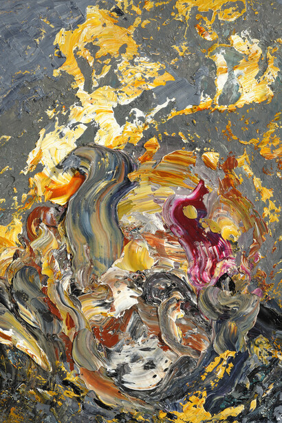 Maggi Hambling, Victim XXX, oil on canvas, 2014, 12 x 10 inches, Copyright Maggi Hambling, Photograph by Douglas Atfield