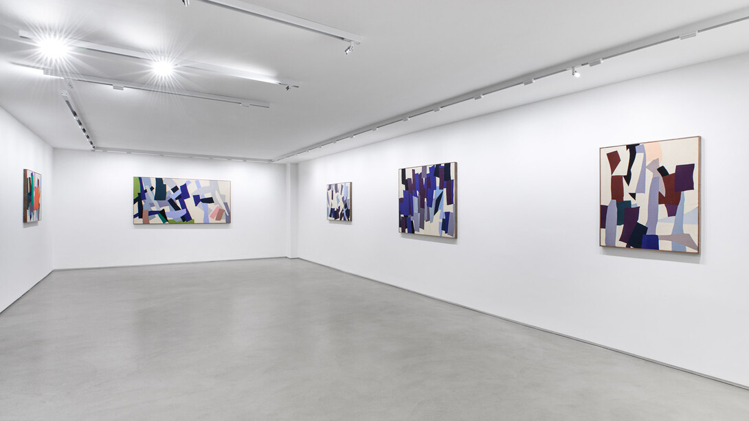 Ethan Cook, Lesser world, exhibition view. Courtesy of Simões de Assis Gallery